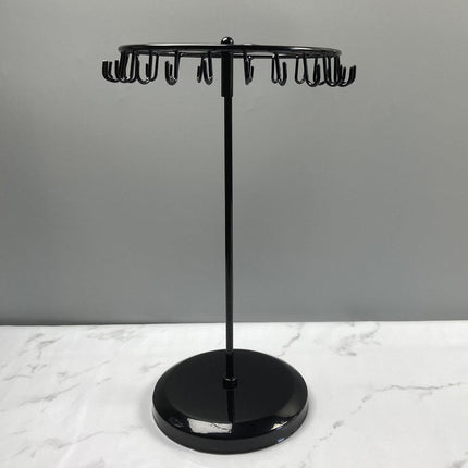 Iron Jewellery Rack Rotating Necklace Display Stand Jewellery Organiser Storage