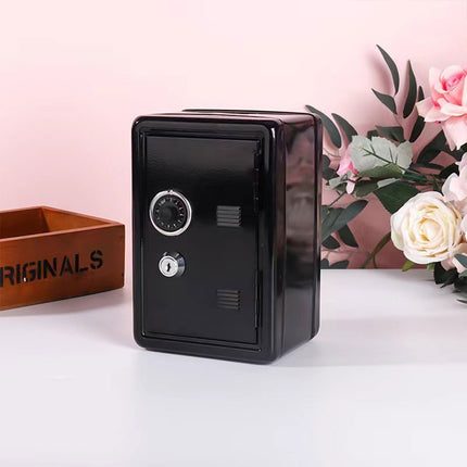 Piggy Bank Safe Cash Register Box Small Household Money Storage Safe