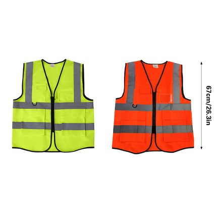 Reflective Safety Vest Breathable High Visibility Durable for Road Construction