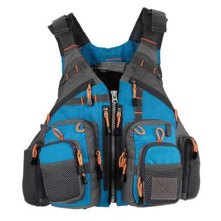 Fishing Vest with Multiple Pockets Lightweight Outdoor Floating Jacket