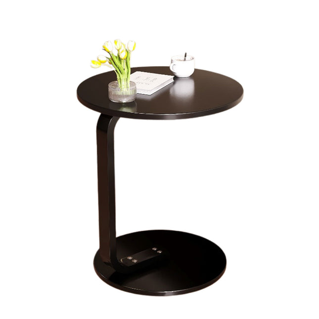 Small Round Coffee Table Simple Sofa Side Table Compact Modern Home Furniture