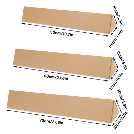 20pcs Triangular Carton Packing Box Express Mailing Box For Fragile Items