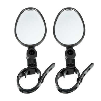 2pcs Bike Rear View Mirrors Adjustable Mountain Bike Handlebar Mirrors Cycling