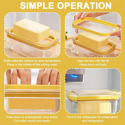 With Lid Butter Cutting Box Slicers Case Cheese Slicers Butter Dish Box