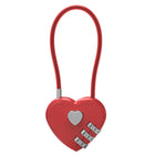 Heart Shaped Password Lock Safety Lock For Travel Luggage Bags Jewelry Box