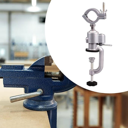 Rotary Bench Vice Mini Drill Clamp Universal Holder Workshop Bracket