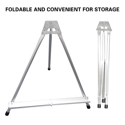 Foldable Retractable Portable Metal Easel Sketch Display Stand Stable Adjustable