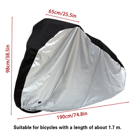 Large Bikes Cover Outdoor Rain Sun Protector for Bicycle Dustproof Waterproof