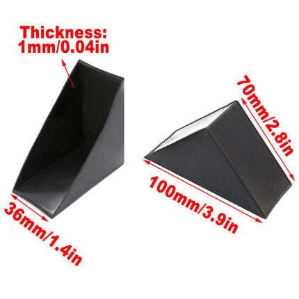 100pcs Plastic Corner Protector Right Angle Frame Cabinet Furniture Door Edge