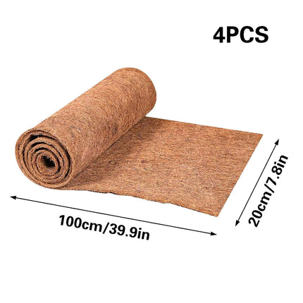 4 PCS Non-Slip Mat Coconut Palm Pet Garden Turtle Matpet Mat Blueberry Mat