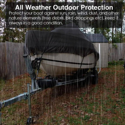 Heavy Duty Marine Boat Cover 600x310cm UV Resistant Waterproof for Yachts