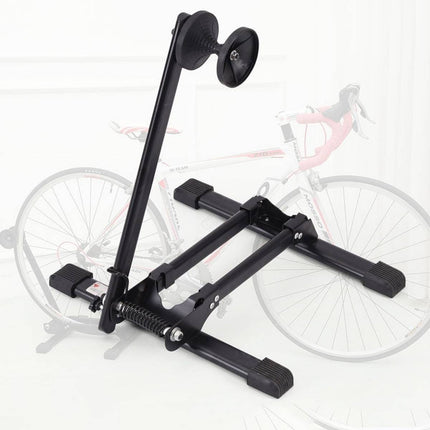 Single Pole Fold Bike Parking Rack Portable Floor Stand