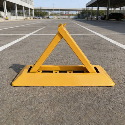 Triangle Foldable Residential Parking Space Lock Steel