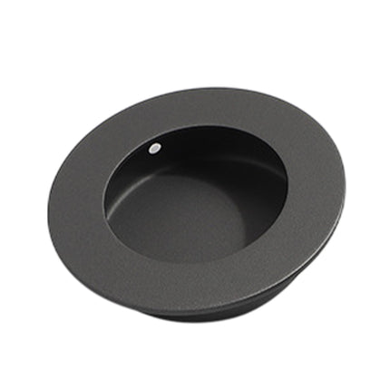 Inward Hinged Circular Invisible Handle Cabinet Furniture Embedded Pull Handle