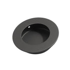 Inward Hinged Circular Invisible Handle Cabinet Furniture Embedded Pull Handle