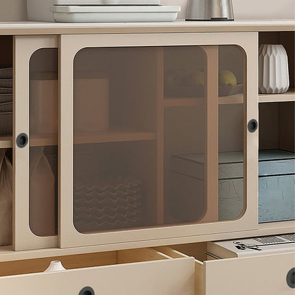 Inward Hinged Circular Invisible Handle Cabinet Furniture Embedded Pull Handle