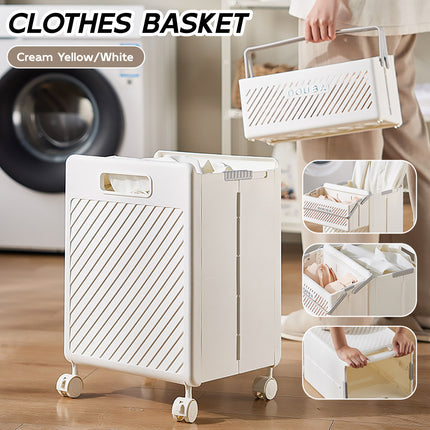 Large Capacity Foldable Multifunctional Handheld Laundry Hamper Durable Sturdy