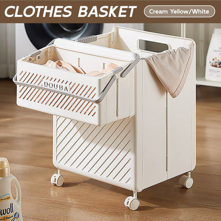 Large Capacity Foldable Multifunctional Handheld Laundry Hamper Durable Sturdy