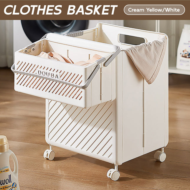 Large Capacity Foldable Multifunctional Handheld Laundry Hamper Durable Sturdy