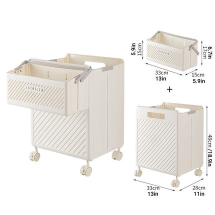 Large Capacity Foldable Multifunctional Handheld Laundry Hamper Durable Sturdy