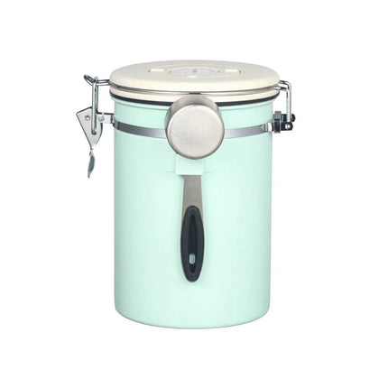 1.5L or 1.8L 304 Stainless Steel Airtight Jar with Vent Valve For Coffee Bean Tea