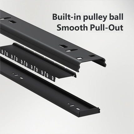 Cabinet Inner Slide Pull Out Shelf Telescopic Rack For Kitchen Cupboard Rack