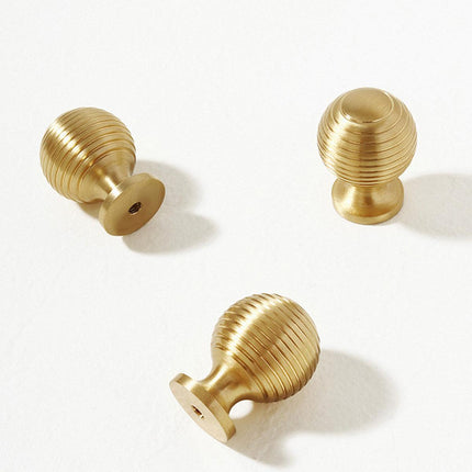 Round Ball Cabinet Handle Single Hole Modern Pull for Drawer Wardrobe Cupboard