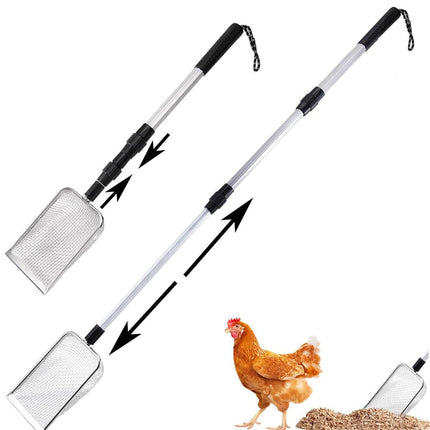 2pcs Long Handle Pet Litter Scoop Climbing Chicken Beach Scoop for Cats Dogs