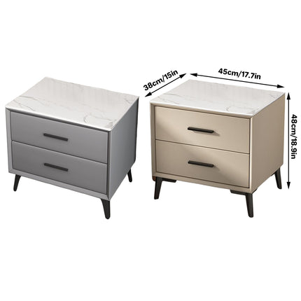 Bedside Cabinet Unit Modern Style Small Storage Cupboard for Bedroom Home