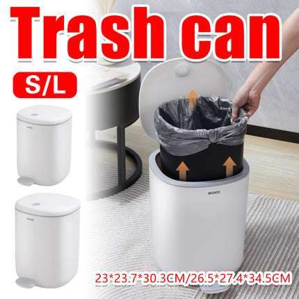 7L or 11L Foot Pedal Trash Can for Living Room Bedroom Bathroom Odor Proof Durable