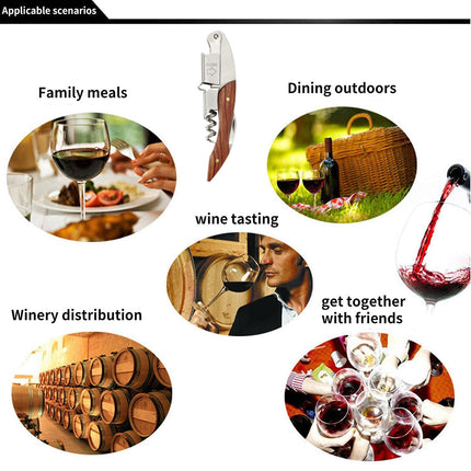 Multi Functional Wine Opener 4 In 1 Bottle Corkscrew Opener Wine Bar Tool Kit
