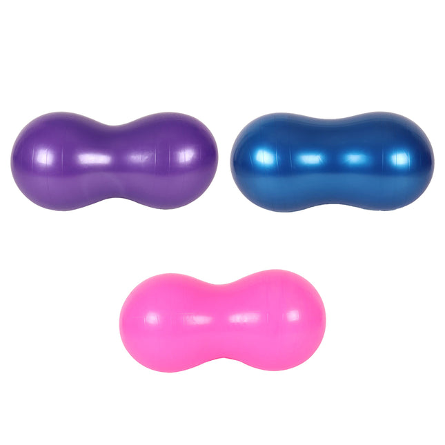 Thickened Capsule Shape Yoga Pilates Ball Anti Burst Fitness Stability Trainer with Pump