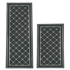 Household Floor Mats 2 Piece Set Non Slip Water Absorbent Dust-Proof Floor Mat
