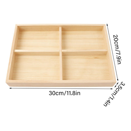 Wooden Jewelry Display Trays 5pcs Bracelet Storage Organizer for Rings Earrings