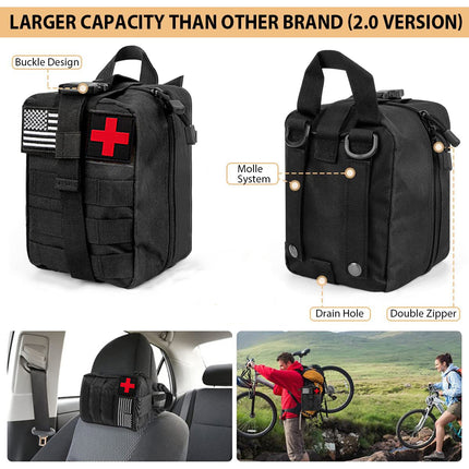 Outdoor Camping Multi Function Survival Supplies Tool Set Hiking Emergency Tool