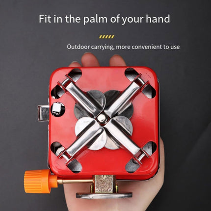 Portable Outdoor Small Square Stove for Camping Hiking Backpacking Travel Use