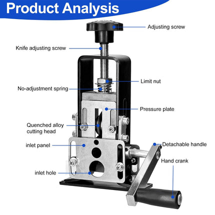 Wire Stripping Machine Manual Small Size Cable Stripper Copper Removal Tool Home
