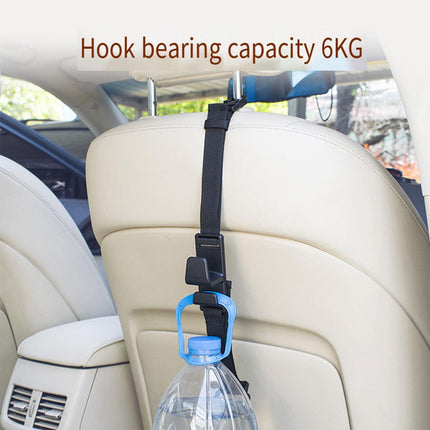 2pcs Car Hooks Seat Back Hooks Multifunctional Vehicle Storage Organizer Hanger