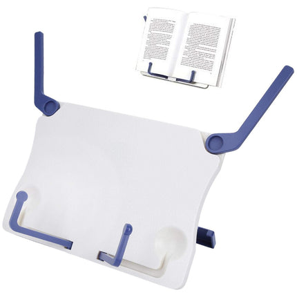 Lightweight Portable Adjustable Plastic Book Stand Music Sheet Holder 202x156mm