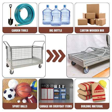 Folding Fence Vehicle High-Quality for Moving Warehouse Transport Delivery Use