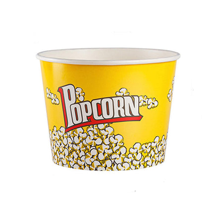 50pcs Popcorn Bucket Paper Cup Cinema KTV Snack Container for Party Movie Night
