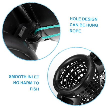 Eight Hole Eel Cage Ground Fish Trap Lobster Fishing Net Foldable Crab Catcher