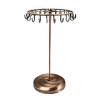 Iron Jewellery Rack Rotating Necklace Display Stand Jewellery Organiser Storage