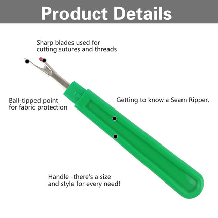 5 PCS Colorful Seam Ripper Assortment Thread Remover Kit Durable Easy to Use