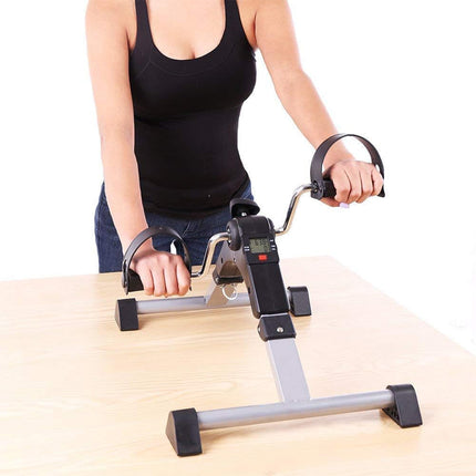 Mini Folding Exercise Bike Home Mini Fitness Equipment Foldable Adjustable AUS