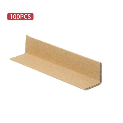 100PCS L-Shaped Paper Corner Protectors Sturdy Durable for Shipping Pack Use