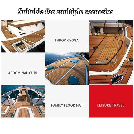 Protective Floor Mats Non Slip Outdoor Decking Mat for RV Caravan Yacht Surface