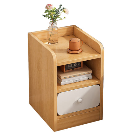 Ultra Narrow Bedside Table Storage Cabinet 30x30x50cm Bedroom Nightstand Drawer