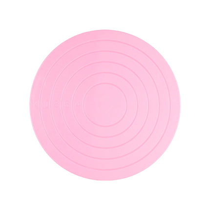 Mini Cake Turntable 14cm Manually Rotating Stand for Cake Decorating Baking Use