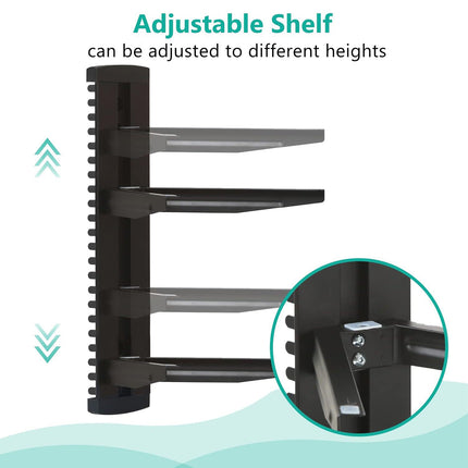 2-Tier Set-Top Box Mount Sturdy for DVR DVD Player Media Storage Home Use